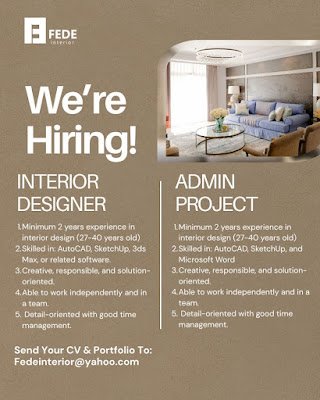Interior Designer & Admin Project
