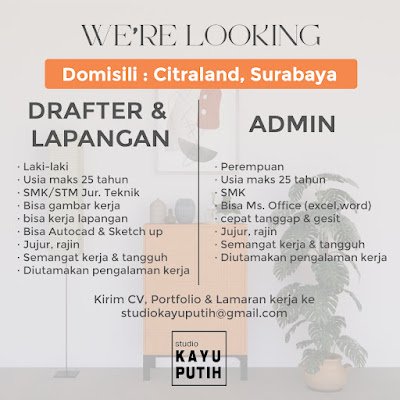 - Drafter dan Lapangan