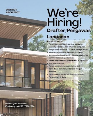Drafter / Pengawas Lapangan