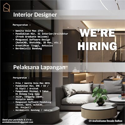 Interior Designer dan Pelaksana Lapangan