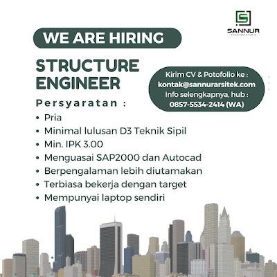 Lowongan Kerja Structure Engineer
