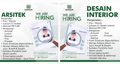 Lowongan Arsitek dan Desain Interior