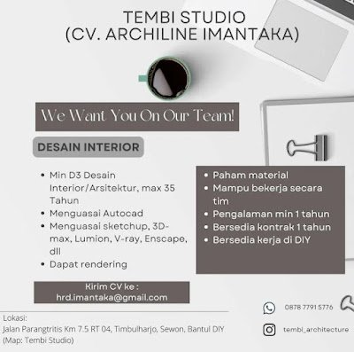 Lowongan Desain Interior
