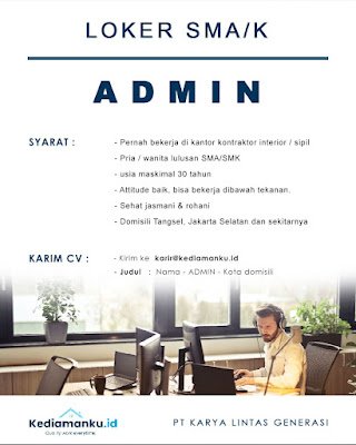 Lowongan Kerja Admin