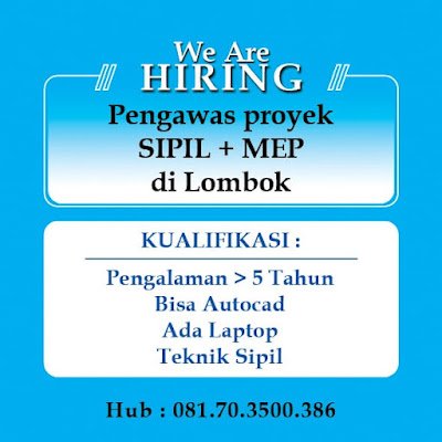 Lowongan Kerja Pengawas Proyek