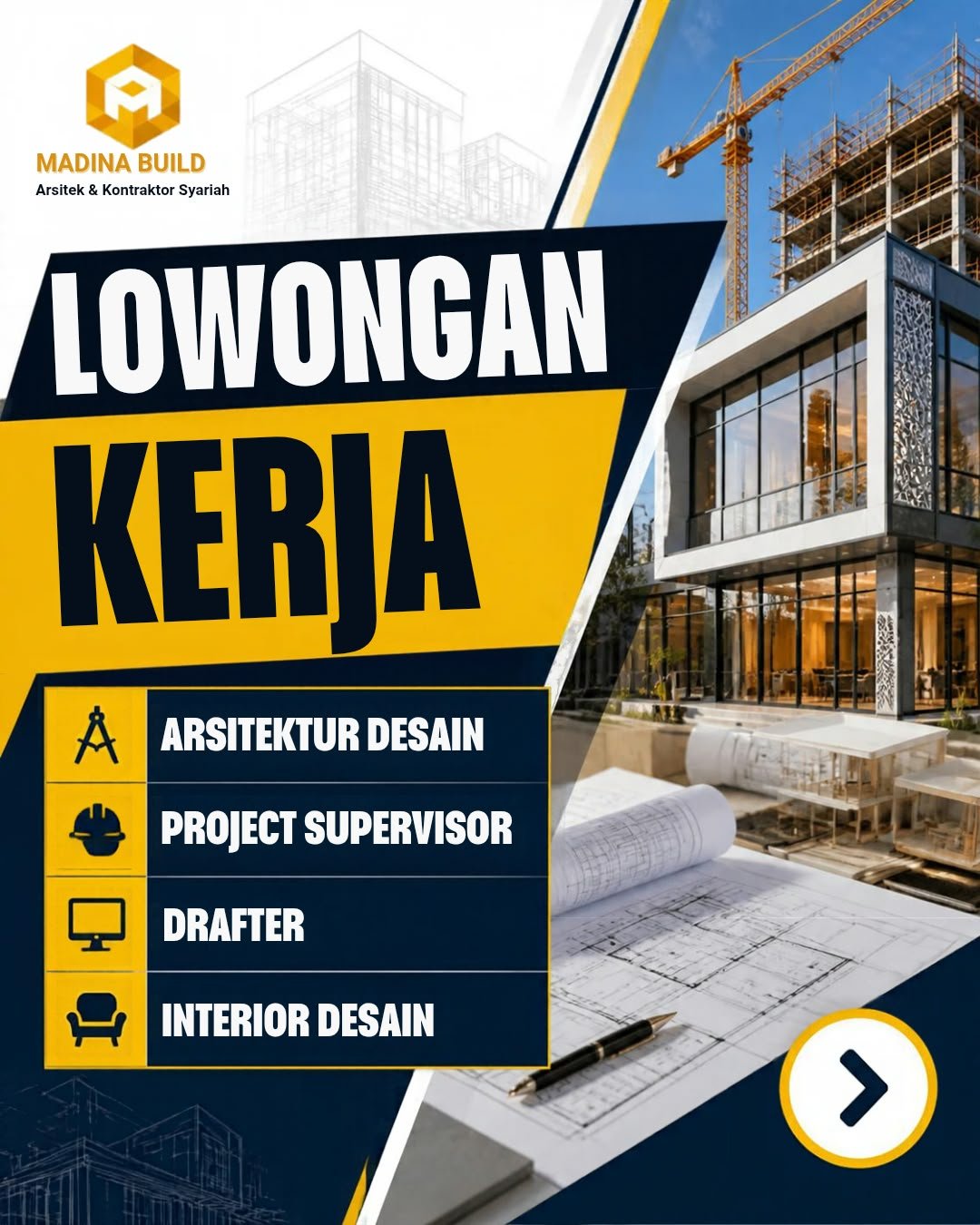 Arsitektur Desain - Project Supervisor  - Drafter -  Interior Desain