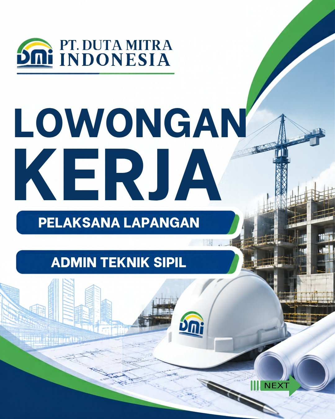 Pelaksana Lapangan  -  Admin Teknik Sipil