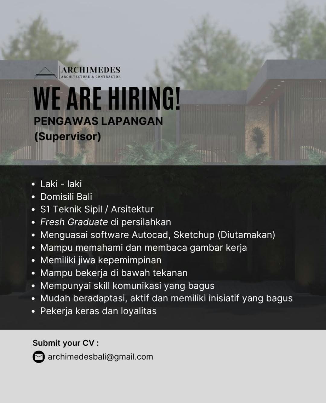 Pengawas Lapangan (Supervisor)