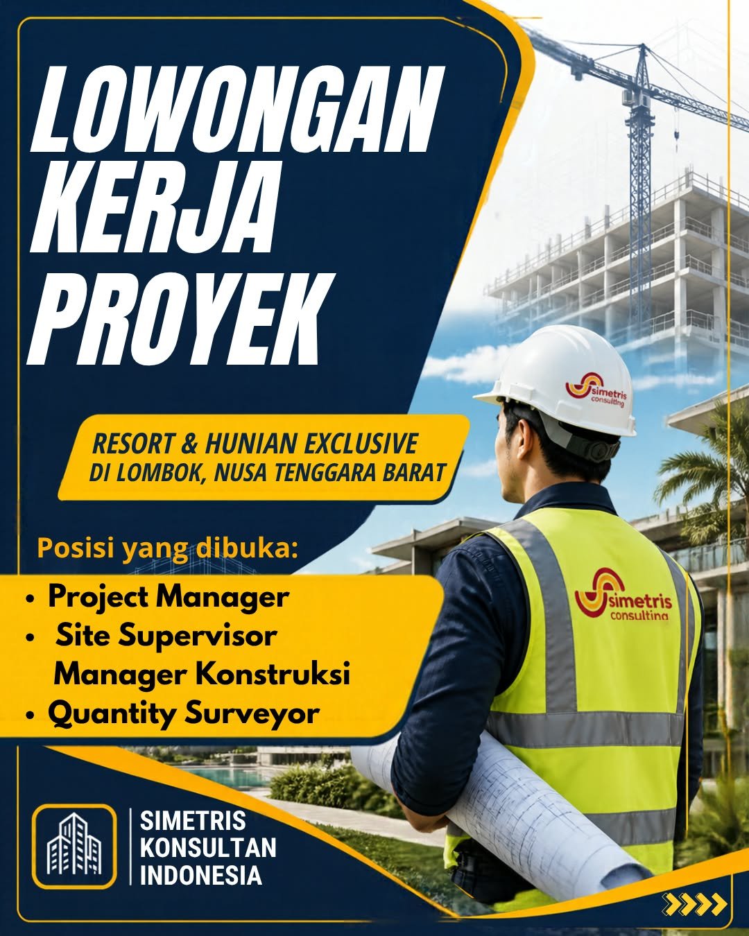 Project Manager -  Site Supervisor Management Konstruksi -  Quantity Surveyor
