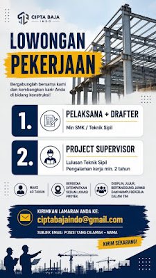 Pelaksana + Drafter & Project Supervisor