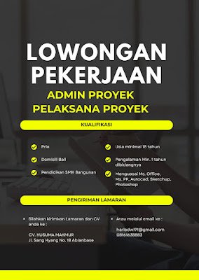 Admin Proyek & Pelaksana Proyek