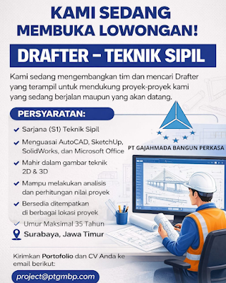 Drafter – Teknik Sipil