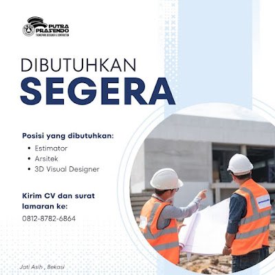 Estimator, Arsitek, 3D Visual Designer