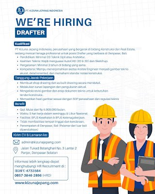 Manager Divisi Proyek & Drafter