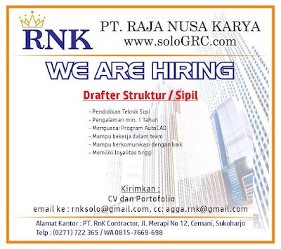 Drafter Struktur / Sipil