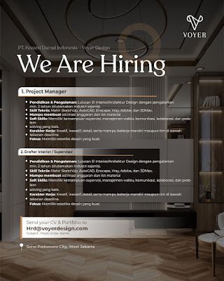 Project Manager & Drafter Interior / Supervisor