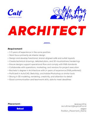 Architect • Civil Engineering • Pengawas Proyek