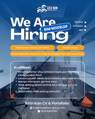 BIM Modeler (Struktur / Arsitektur / MEP)