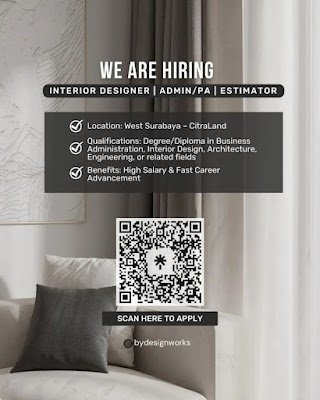 Interior Designer, Admin/PA, Estimator