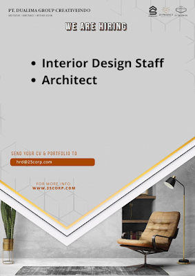 1. Interior Design Staff
2. Arsitek