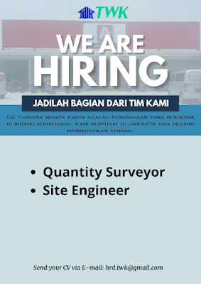1. Quantity Surveyor
2. Site Engineer