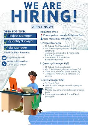 Project Manager, Quantity Surveyor, Site Manager