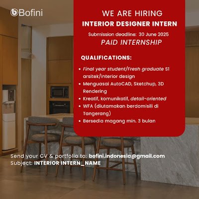 Interior Designer Internship