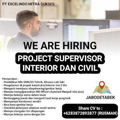 Project Supervisor Interior dan Civil