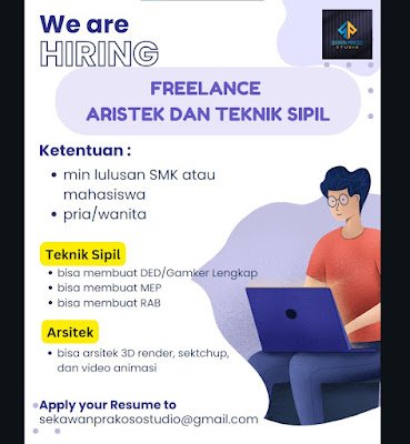 Freelance Arsitek dan Teknik Sipil