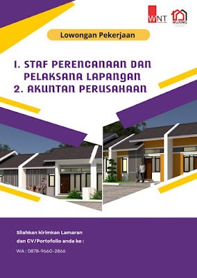 • Staf Perencanaan dan Pelaksana Lapangan