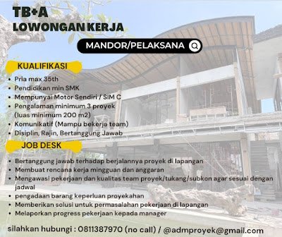 Mandor/Pelaksana