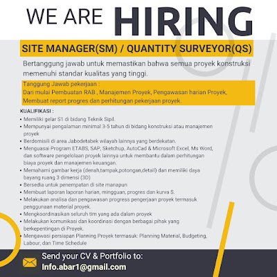 Site Manager/Quantity Surveyor