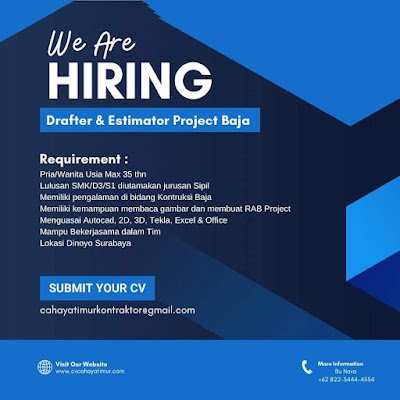 Drafter & Estimator Project Baja