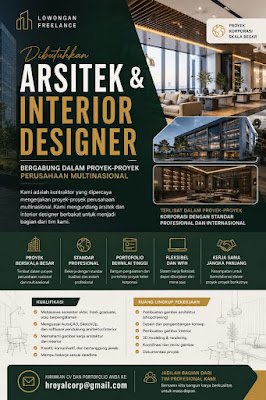 Arsitek & Interior Designer (Freelance)