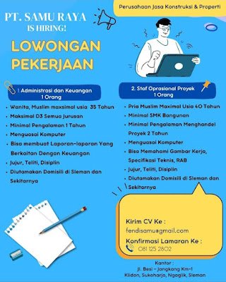 1. Administrasi dan Keuangan